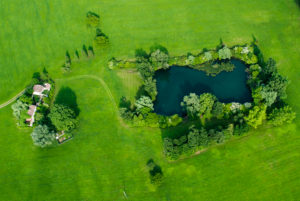 Nature pond Idyll, biotope, life close the nature, paradise, near Bassano, aerial picture, province Vicenza, region Veneto, Italy Nature pond Idyll, biotope, life close the nature, paradise, near Bassano, aerial picture, province Vicenza, region Veneto, Italy